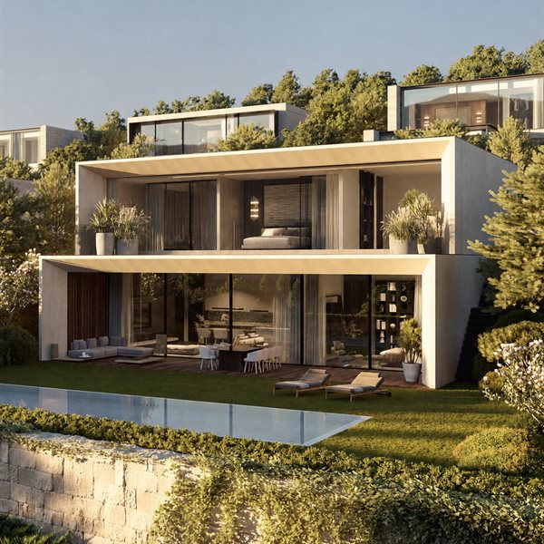 Вілла Lion Hills з басейном